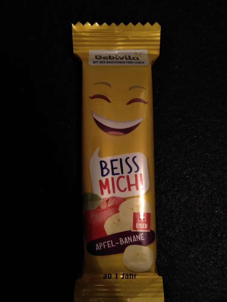 Weicher Früchte Riegel Apfel Banane