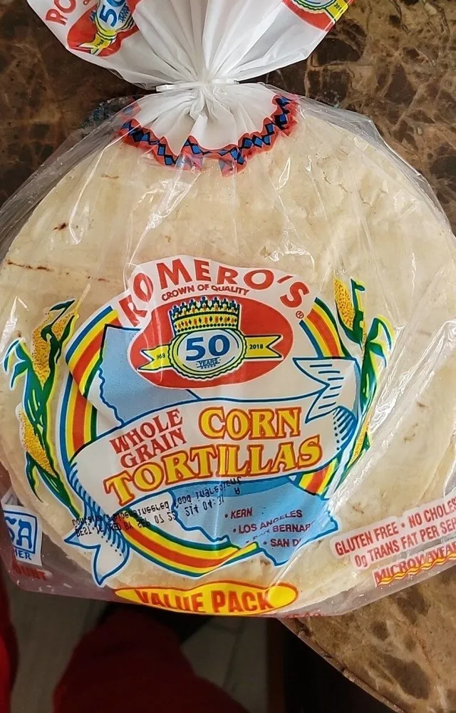 Whole Grain Corn Tortillas
