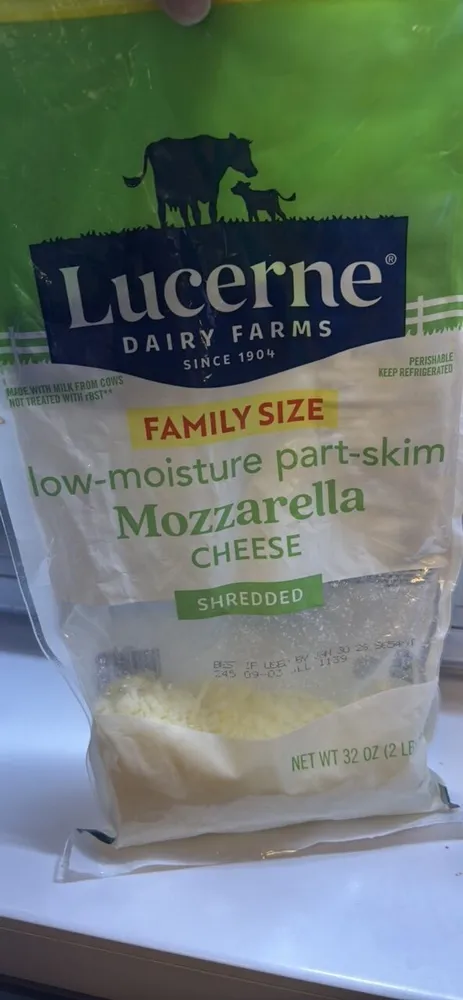 low-moisture part-skim Mozzarella Cheese shredded