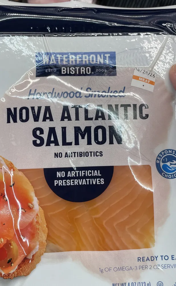 Smoked nova atlantic salmon