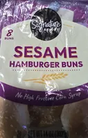 SESAME HAMBURGER BUNS