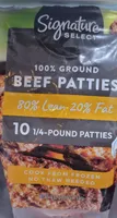 100% Ground Beef Patties