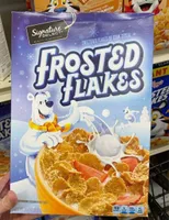 Signature select frosted flakes sweetened flakes of corn cereal