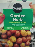 Garden herb potatoes