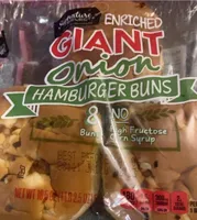 Enritched Giant Onion Hamburger Buns