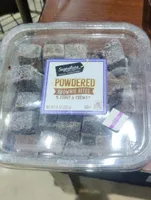 Powdered Brownie Bites Fudgy & Chewy
