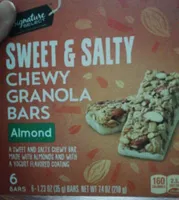 Signature select sweet & salty almond chewy granola bar