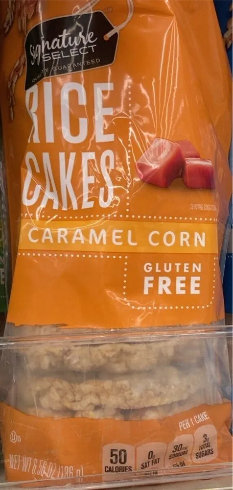 Sweetened Caramel Corn Rice Cakes