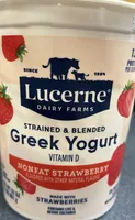 Nonfat strawberry Greek yogurt