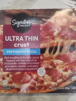 ULTRA THIN crust PEPPERONI PIZZA