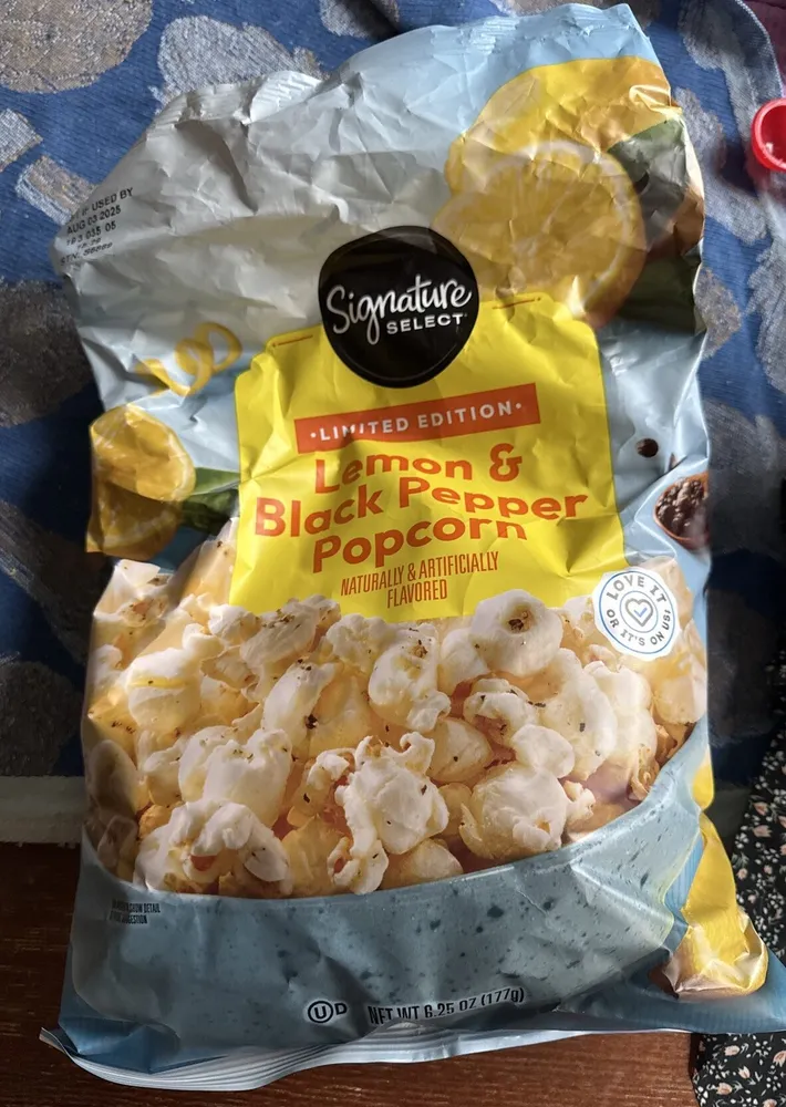 Lemon & Black Pepper Popcorn