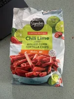 Chili Lime Flavored Rolled Corn Tortilla Chips