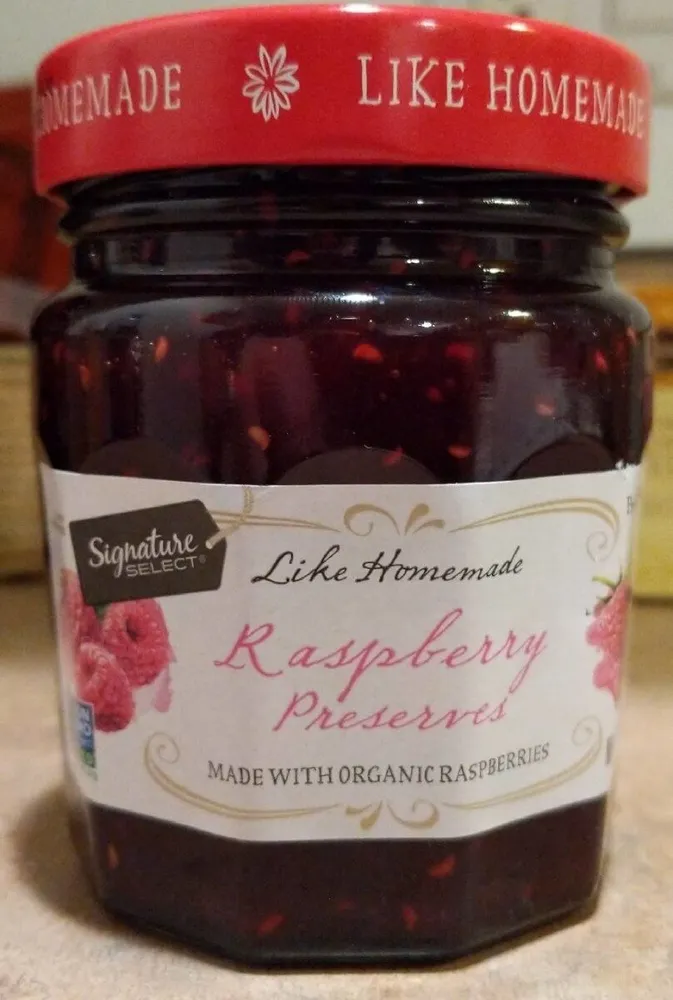 Raspberry preserves
