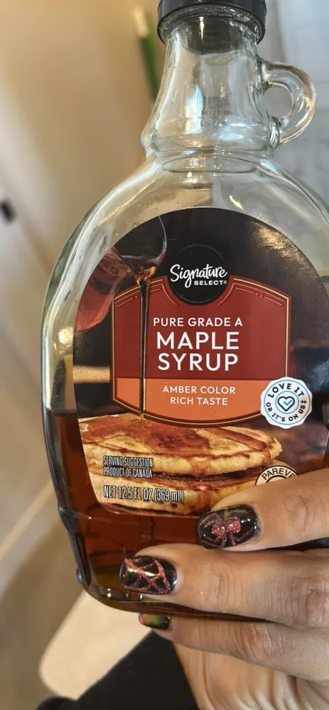 PURE GRADE A MAPLE SYRUP