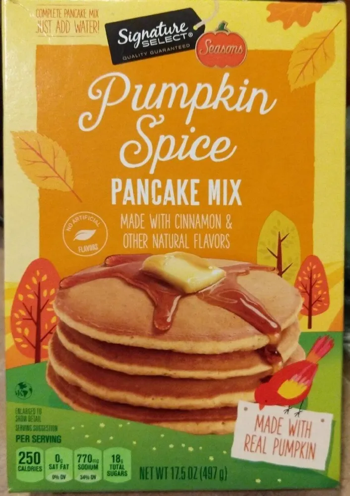 Pumpkin spice pancake mix