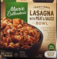 Traditional Lasagna with Meat & Sauce Bowl