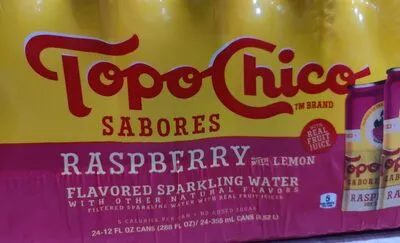 Raspberry with Lemon Flavored Sparkling Water