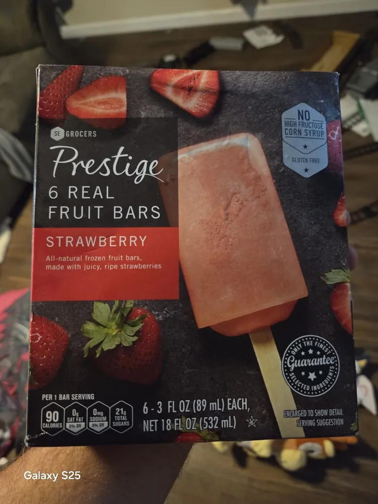 Real fruit bars
