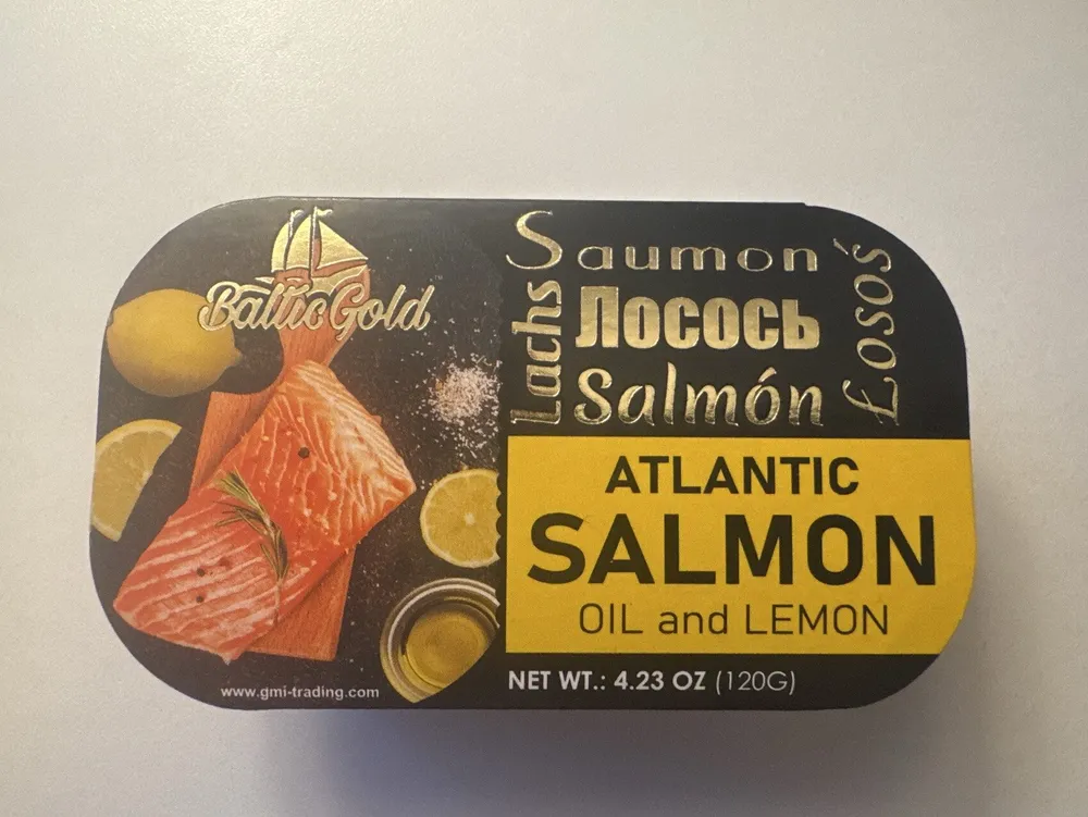 Atlantic Salmon oil and lemon