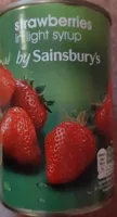 Strawberries in light syrup