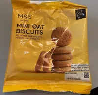 Mini oat biscuits