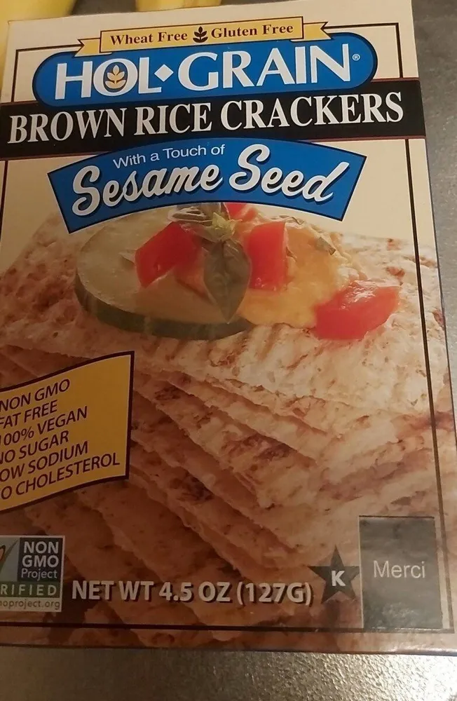 Holgrain Brown rice crackers