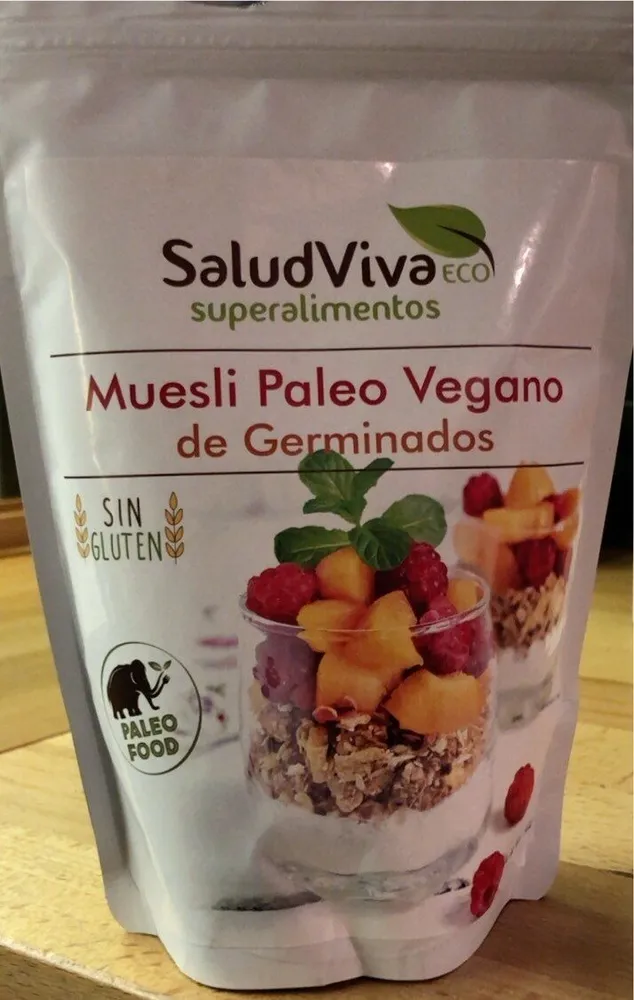 Muesli paleo vegano de germinados