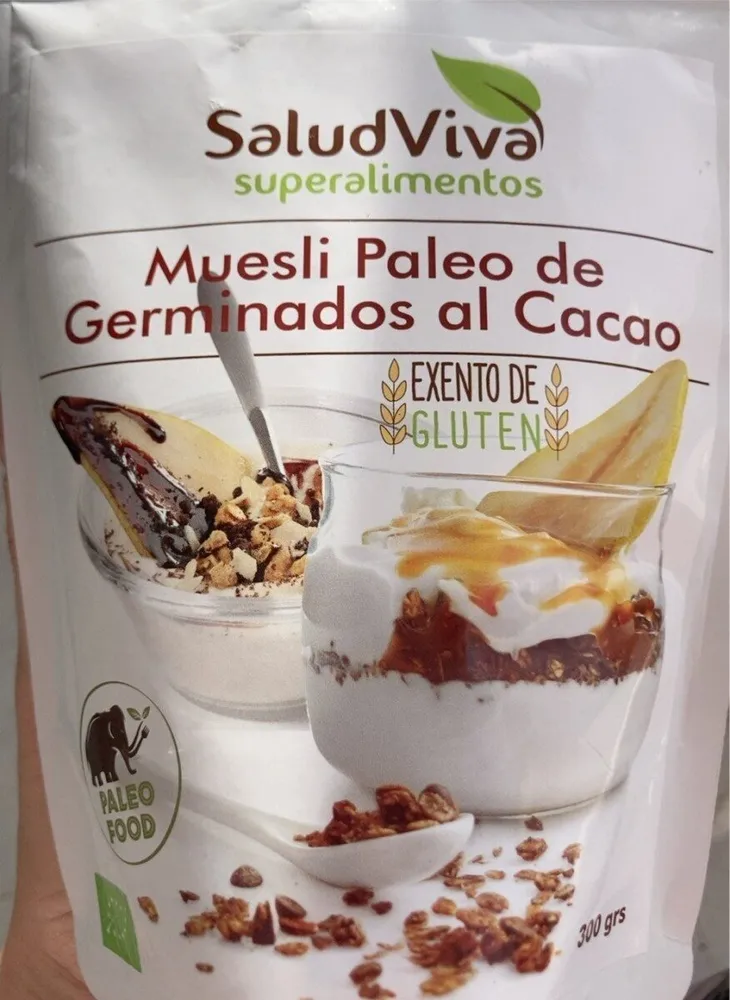 Muesli germé paleo au chocolat