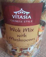 Wok mix with mushrooms