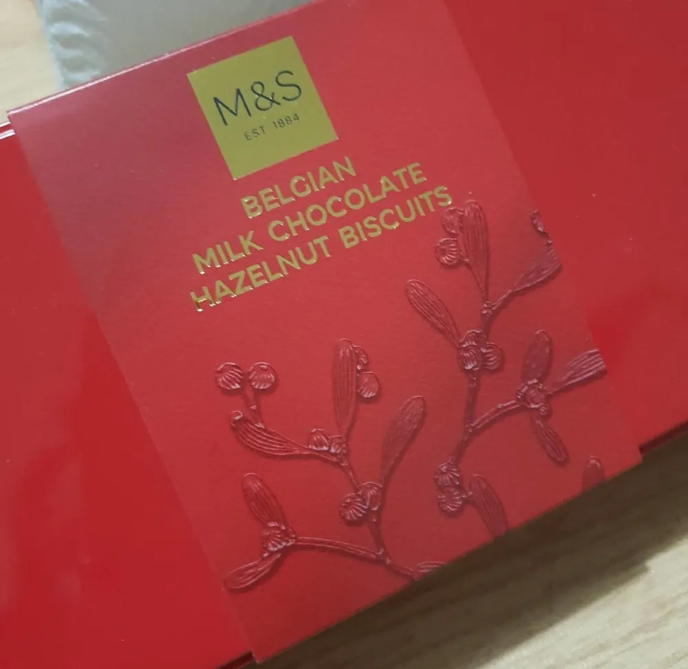Belgian milk chocolate hazelnut biscuits