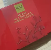 Belgian milk chocolate hazelnut biscuits