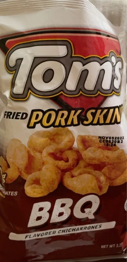 Bbq fried pork skins