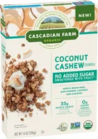 No Sugar Added Coconut Cashew Granola