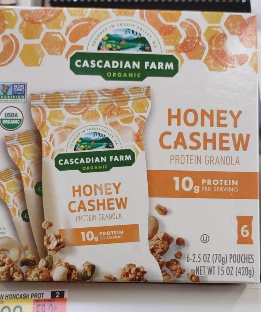 Honey Cashew Protein Granola