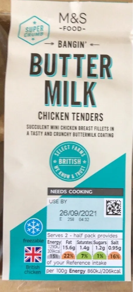 BUTTERMILK CHICKEN TENDERS