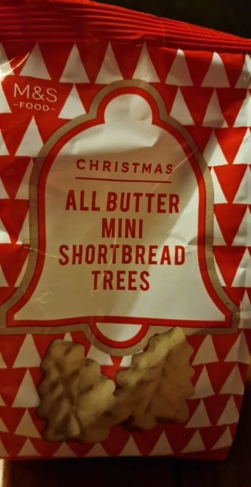 All butter mini shortbread trees