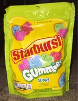 Cherry, blue raspberry, watermelon & strawberry sours gummies, cherry, blue raspberry, watermelon & strawberry