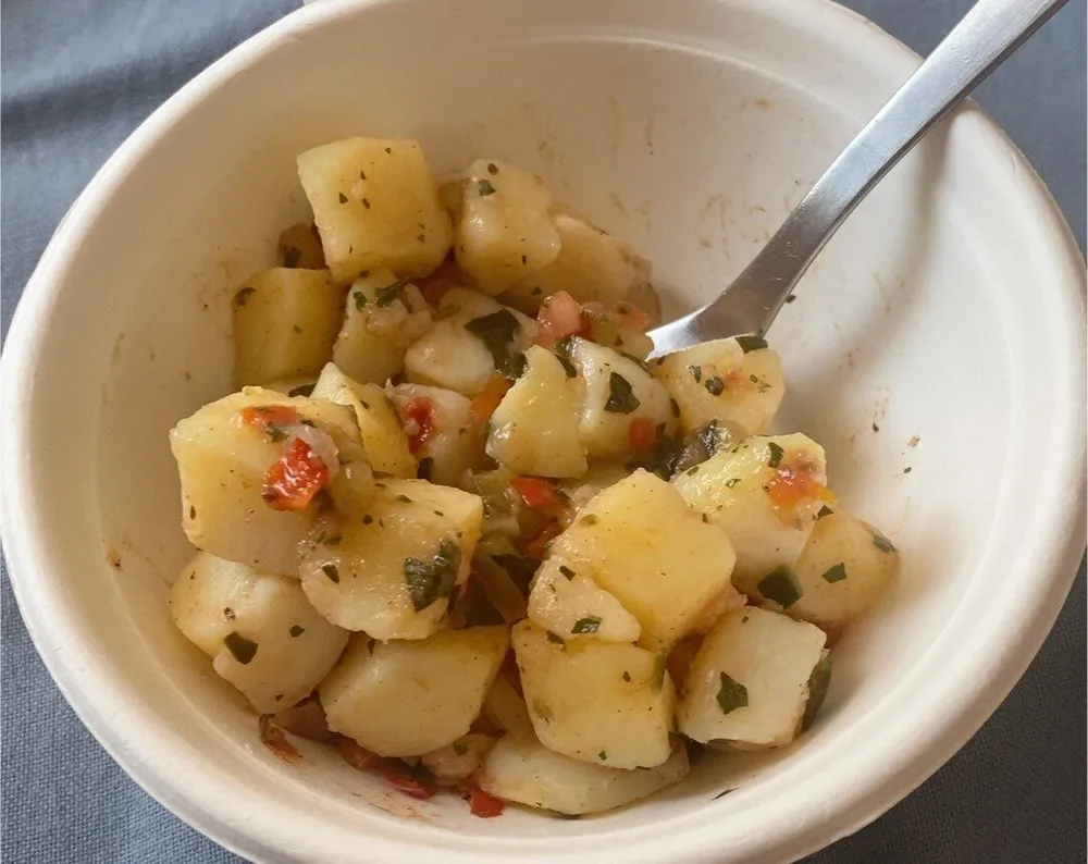 Pommes de terre tartare de légumes