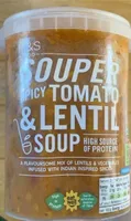 Spicy Tomato & Lentil Souper Soup