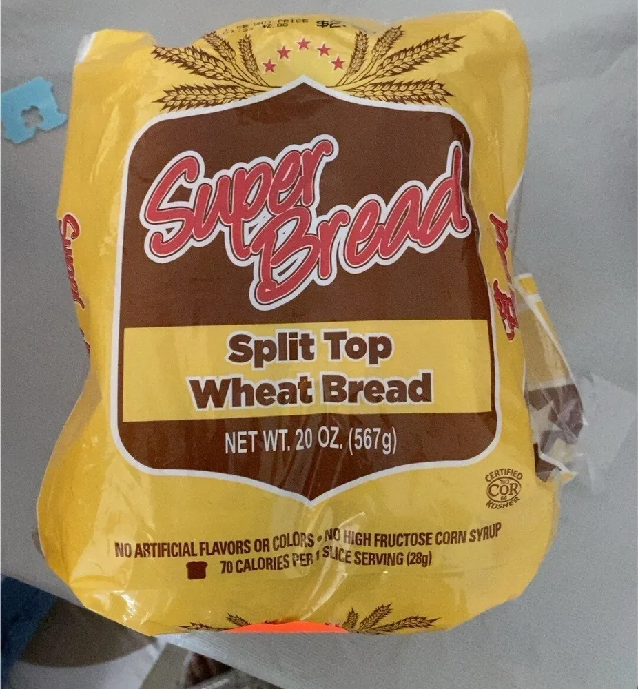 Split top wheat bread