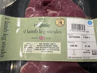 2 Lamb Leg Steaks