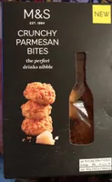 Crunchy parmesan bites