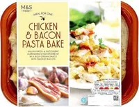 Chicken & bacon pasta bake