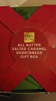 All butter salted caramel shortbread