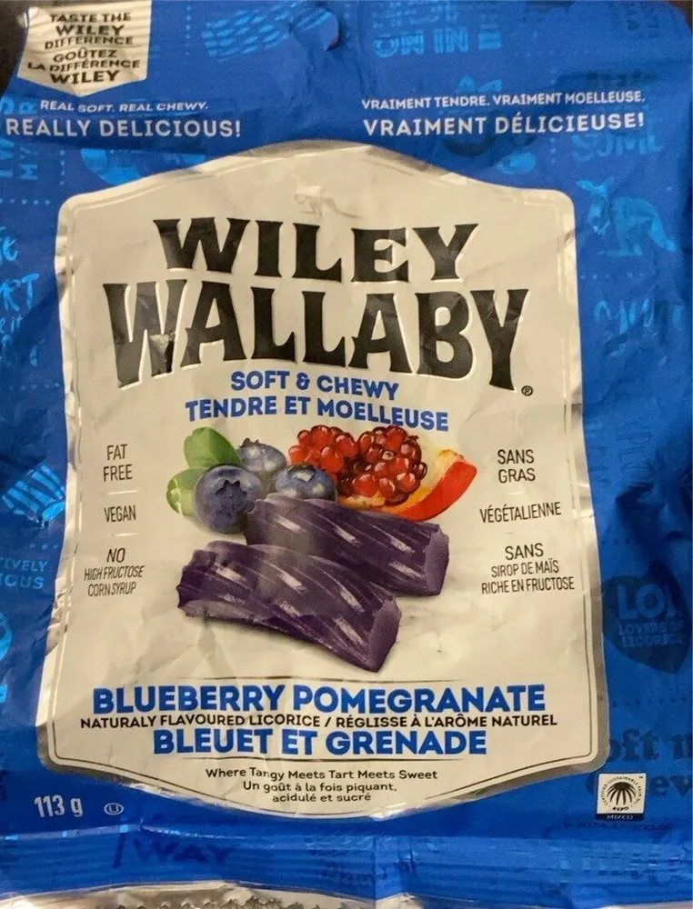 Wiley Wallaby Soft & Chewy blueberry pomegranate