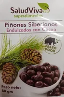 Piñones siberianos con cacao