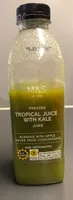 Pressed tropical juice with kale
