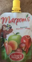 Compote pomme marron abricot