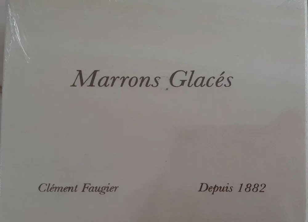 Marrons glacés