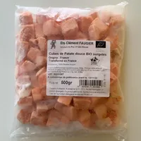 Cubes de patates douces bio surgelés